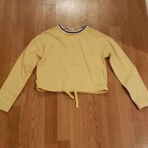 Girls H&M Long Sleeve Crop Top 10/12